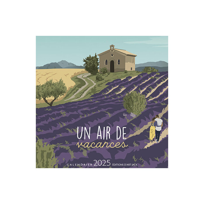 Calendrier Chevalet Provence Lavande 2025