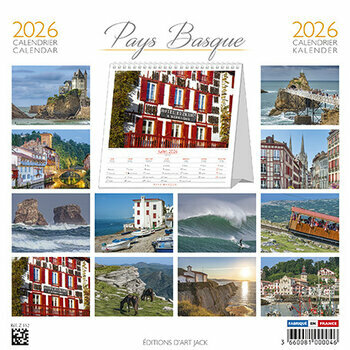 Calendrier Chevalet 2025 Pays Basque - Maison Basque