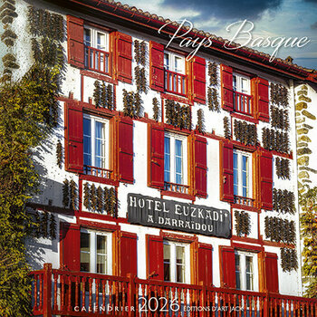 Calendrier Chevalet 2026 Pays Basque - Maison Basque