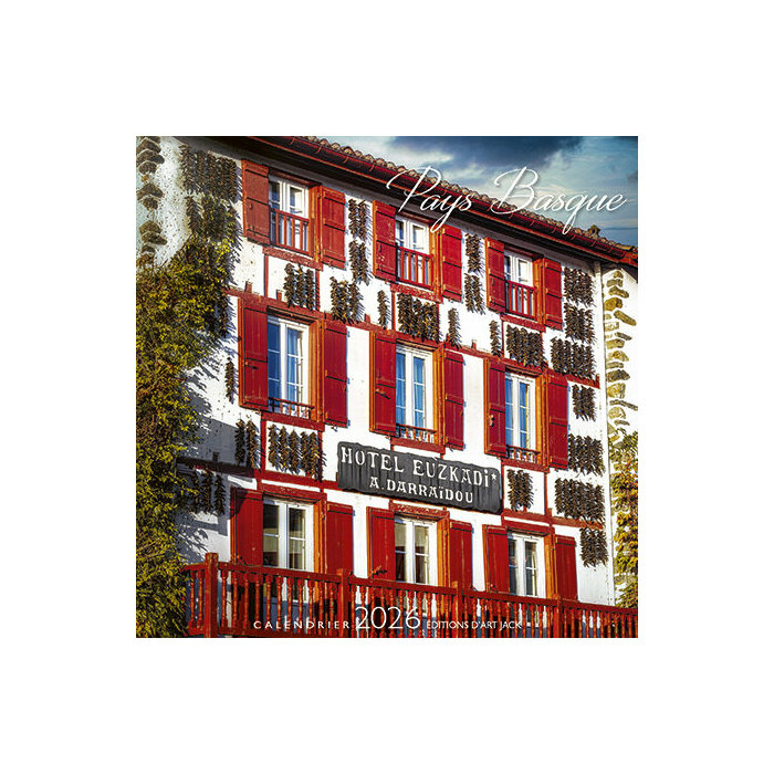 Calendrier Chevalet 2026 Pays basque Maison