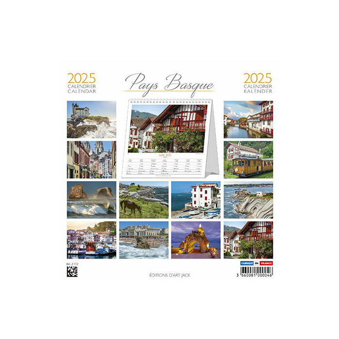 Calendrier à Poser Pays Basque 2025