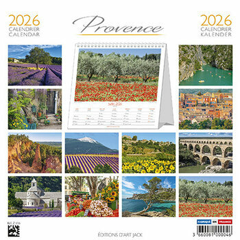 Calendrier Chevalet 2026 Provence Abbaye de Sénanque