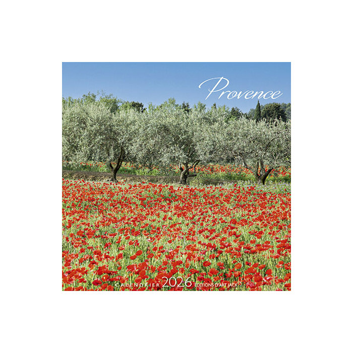 Calendrier Chevalet 2026 Champ coquelicots