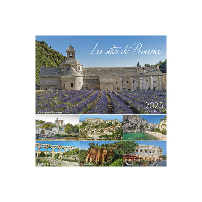 Calendrier 2025 Chevalet Hauts lieux de Provence