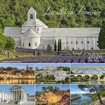 Calendrier Chevalet 2026 Les Plus Beaux Sites de Provence