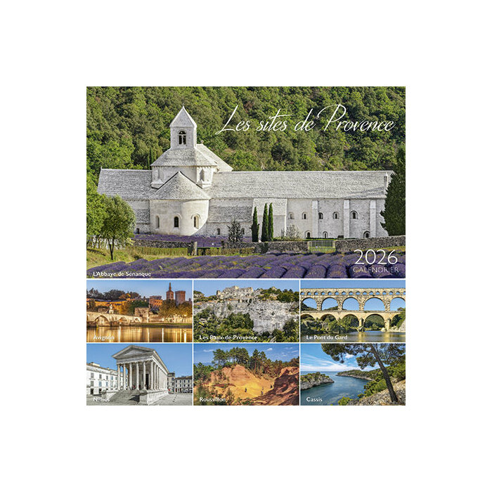 Calendrier 2026 Chevalet Hauts lieux de Provence