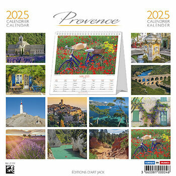 Calendrier Chevalet 2025 Provence Champs Lavande