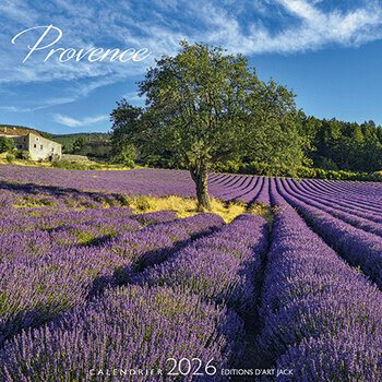 Calendrier Chevalet 2025 Provence Champs Lavande