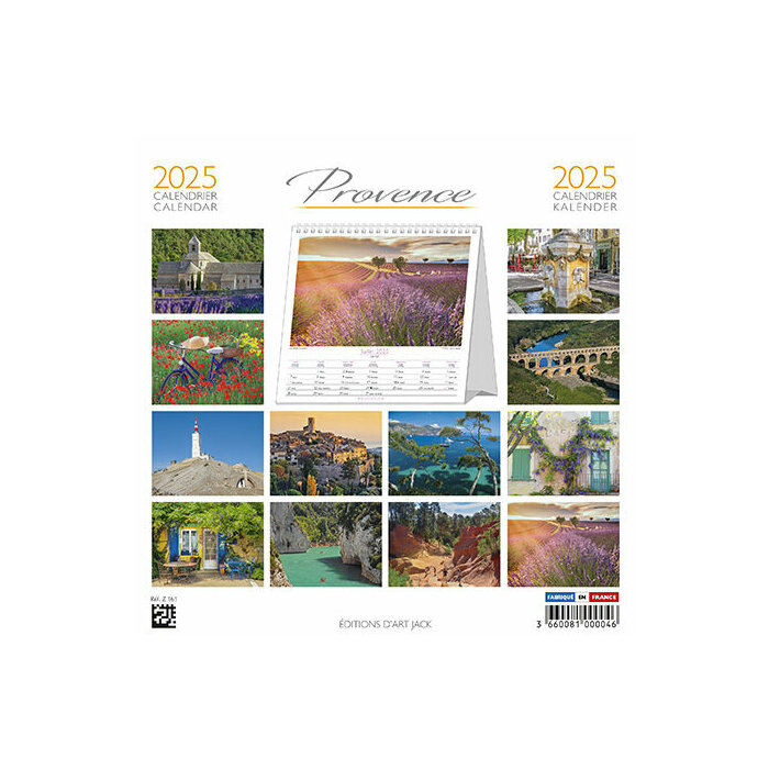Calendrier  Poser 2025 Provence