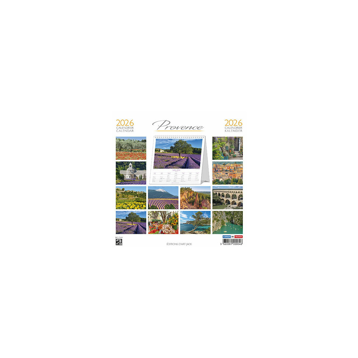 Calendrier Chevalet 2025 Region Française Calendrier à Poser Provence Provence du Verdon