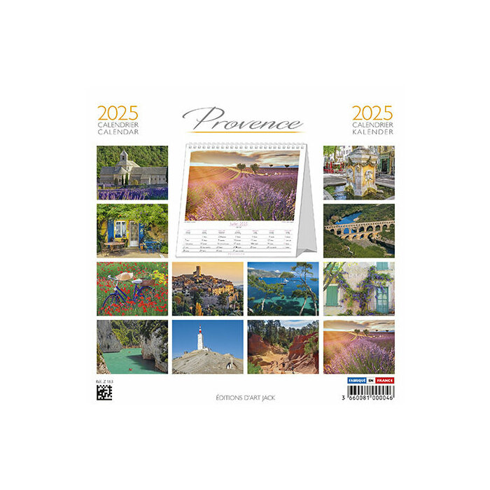Calendrier  Poser 2025 Provence