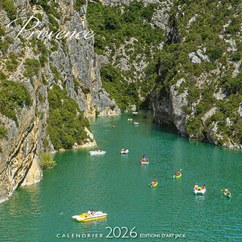 Calendrier Chevalet 2025 Provence Gorges du Verdon