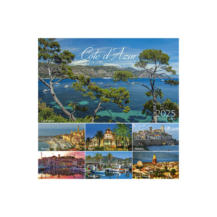 Calendrier Chevalet 2025 Cte d'Azur St Tropez