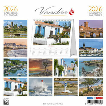 Calendrier Chevalet 2026 Vendée Plage