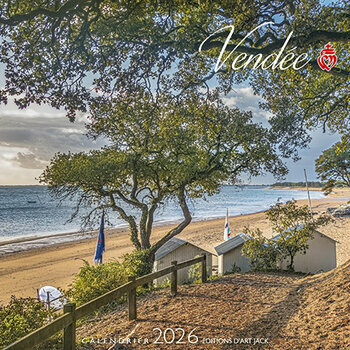 Calendrier Chevalet 2026 Vendée Plage