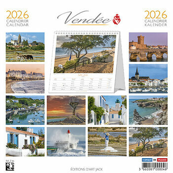 Calendrier Chevalet 2025 Vendée Maison Vendéenne