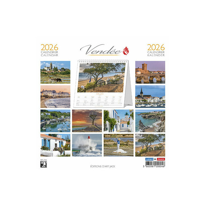 Calendrier  Poser 2026 Vende