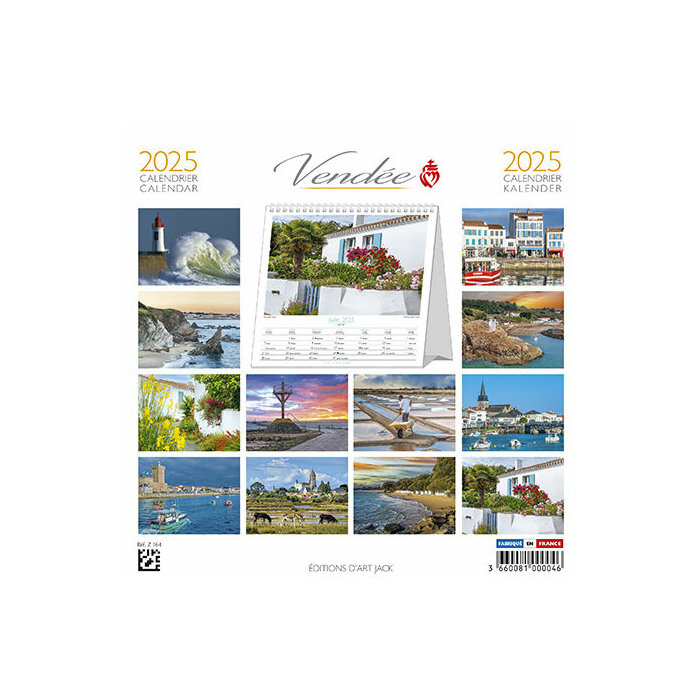 Calendrier  Poser 2025 Vende