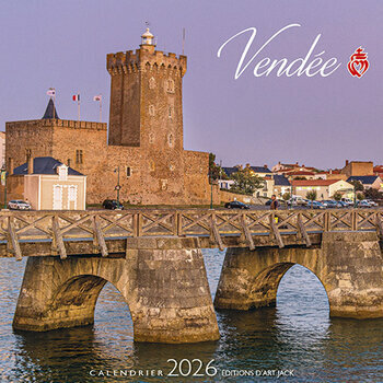 Calendrier Chevalet 2026 Vendée Port Les Sables d'Olonne