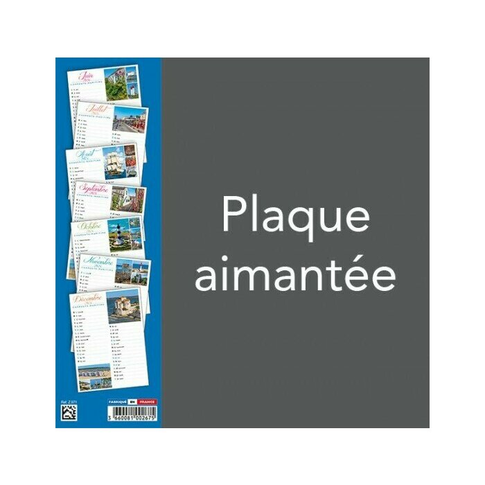 Calendrier Chevalet 2026 Charente Maritime