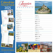 Calendrier aimant Normandie 2025