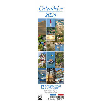 Calendrier Marque Page 2025 Bassin d'Arcachon