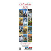 Calendrier 2025 marque page livre Bretagne