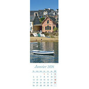 Calendrier 2026 marque page livre Bretagne