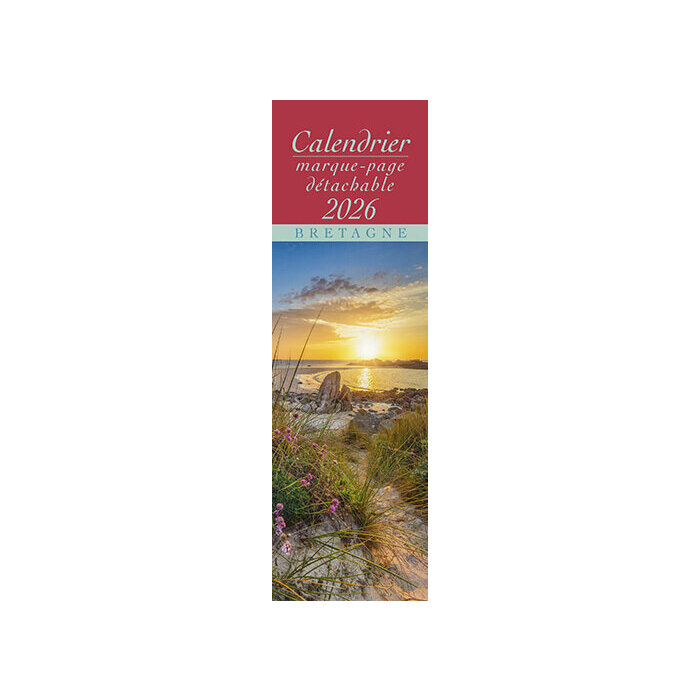 Calendrier Marque page 2026 Bretagne 