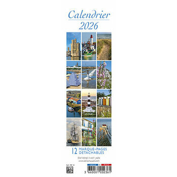 Calendrier Marque Page 2025 Charente Maritime