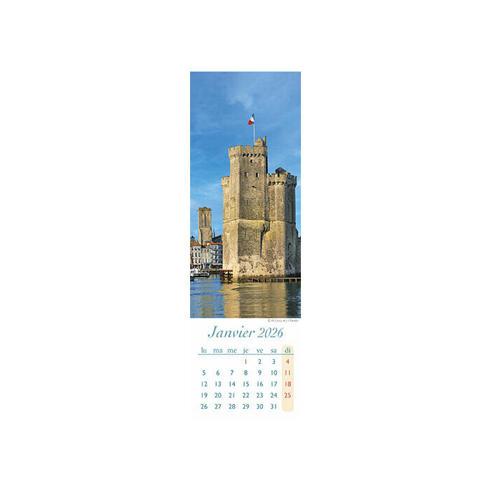 Calendrier papier 2025 Charente