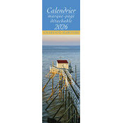 Calendrier Marque Page Charente Maritime 2025