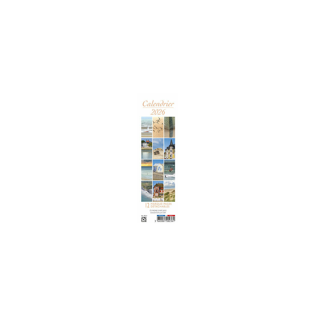 Calendrier Marque Page 2025 Région Française Bretagne Baie de Somme