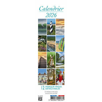 Calendrier Marque Page 2025 Les Landes