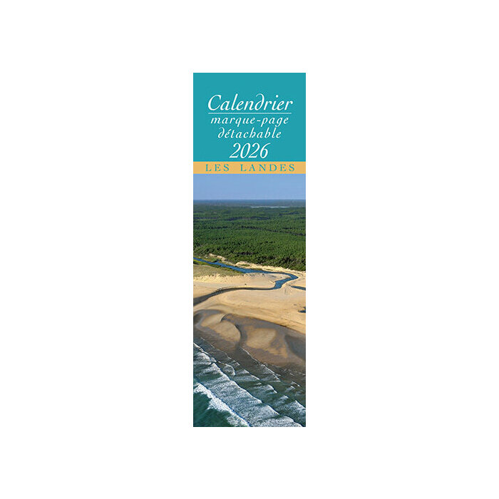Calendrier 2026marque page Les landes