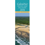 Calendrier 2026marque page Les landes
