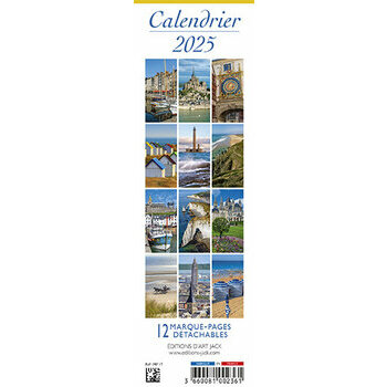 Calendrier Marque Page 2025 Normandie Mont Saint Michel