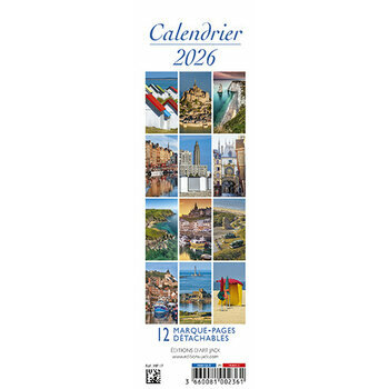 Calendrier Marque Page 2025 Normandie Mont Saint Michel