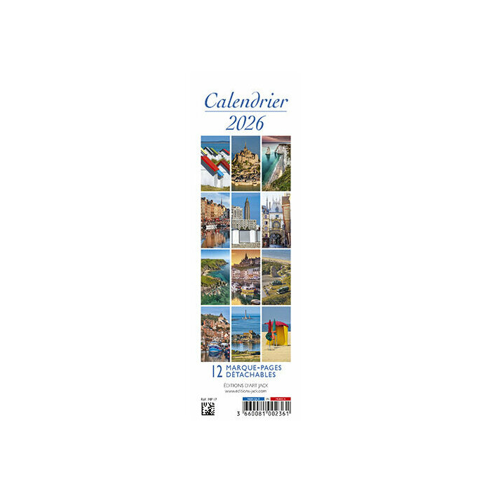 alendrier Mont Saint Michel 2026 Marque Page
