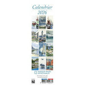 Calendrier Marque Page 2025 Bateaux art