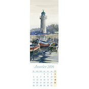 Calendrier Marque Page 2026 Bateaux art