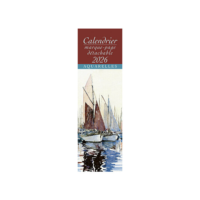 Calendrier Voilier 2026 Marque Page