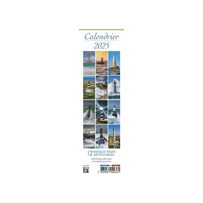 Calendrier Marque Page 2025 Phare Maritime