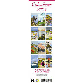 Calendrier Marque Page 2025 Mer Charles Gharlic