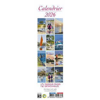 Calendrier Marque Page 2025 Mer Charles Gharlic