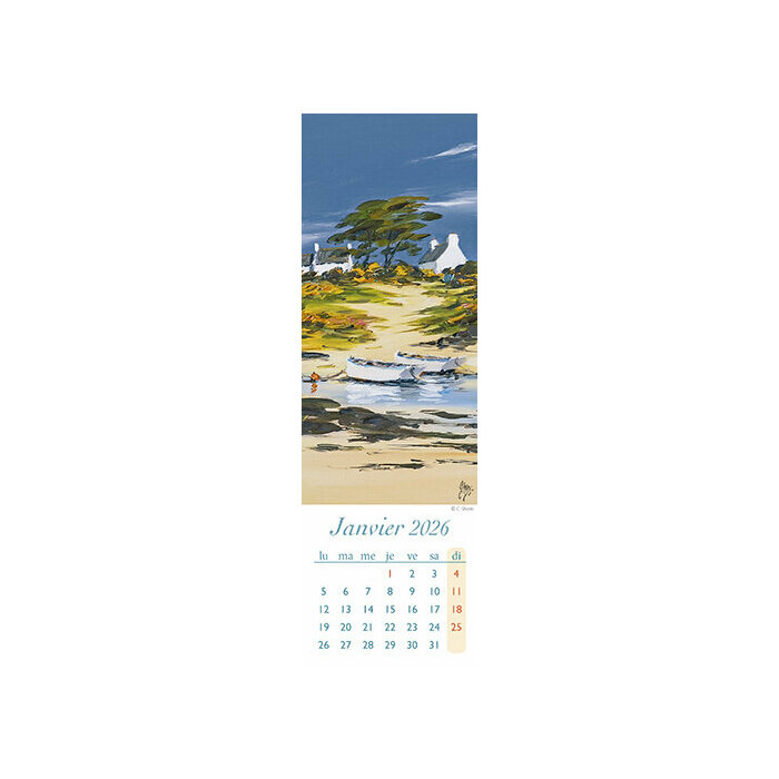 Calendrier Marque Page 2026 Charles Gharlic