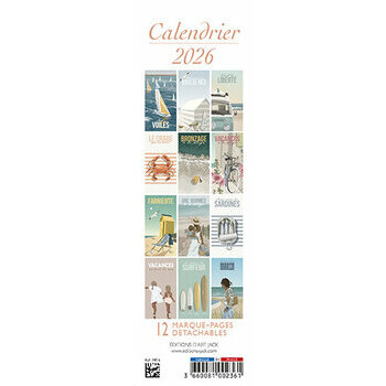 Calendrier Marque Page 2025 Bol d'Air Marin Pauline Launay