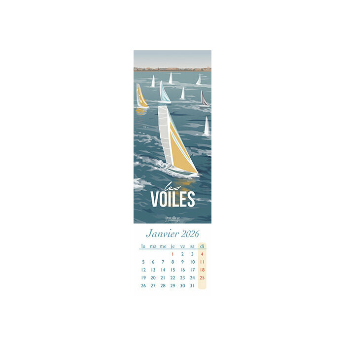 Calendrier marque papier page Un vent de Liberté 2026