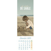 Calendrier Marque Page 2025 Sable Plage