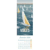 Calendrier Marque Page 2025 Sable Plage